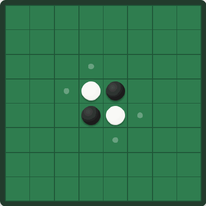 Reversi: discs flipping